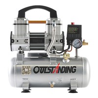 Compresseur d'air portable Aotu en aluminium 220V pour pistolet de pulvérisation, idéal pour le travail du bois, pompe à air comprimé spéciale, garantie 2 ans