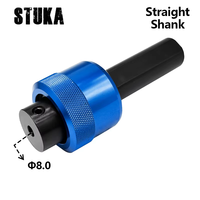 Stuka tempat alat bubut, batang lurus 8.0mm heksagonal Squareal putar pegangan pukulan C16/C20/C22/C25/C32 untuk mesin bubut