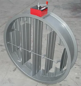 Amortecedor motorizado fresco galvanizado para ventilação HVAC, amortecedor de fumaça contra incêndio