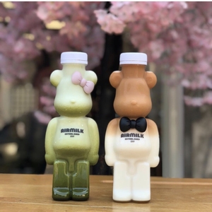 Bouteille pour thé au boba, ours brillant de qualité alimentaire, de 360ml, 500ml, 700ml, vente en gros, 1 pièce - Product Image 2