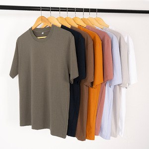 T-shirt surdimensionné de haute qualité imprimé à l'écran, t-shirt en coton uni personnalisé avec logo, vêtements de créateur pour hommes - Product Image 1