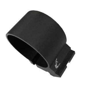 เจาะรูล็อคแหวน Cnc ชิ้นส่วนเครื่องจักรกลจีนโรงงานอลูมิเนียม Anodize เป็นสีดำแกะสลักเลเซอร์บริการ - Product Image 4