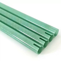Tubo Laminado de Tela de Vidrio Epoxi FR4 G10 CNC Personalizado, Aislamiento Eléctrico Pultruido, Transformador Cuadrado, Retardante de Llama UL94 V-0