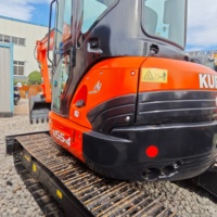 Mini-excavatrices compactes d'occasion Kubota U55-4 de 5 tonnes, origine Japon, en bon état et à prix avantageux, à vendre