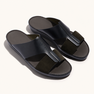 Sandali SHIKOL Dubai, Lussuosi Sandali Arabi in Vera Pelle Italiana Premium, Fatti a Mano, per Ramadan, Spiaggia e Vacanze, Ciabatte del Golfo per Uomo - Product Image 2