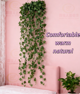 200cm verde artificial rábano hoja hiedra vid/hogar/jardín/oficina/boda/pared/Decoración de Pascua planta verde - Product Image 5
