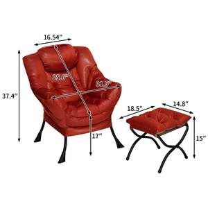 Canapé pour chat préféré des animaux de compagnie Meubles de chambre à coucher Chaise de salon moderne Canapé de luxe pour une place Chaise longue Offre Spéciale avec tabouret - Product Image 3