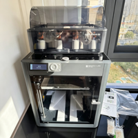 Imprimante 3D FDM Bambu Lab P1S Combo AMS multi-couleurs entièrement fermée CoreXY 500 mm/s 256x256x256 mm avec plateau PEI pour prototypage en atelier