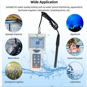 جهاز فحص محمول pH لحوض السمك, جهاز محمول باليد ، جهاز فحص نشاط المياه ، جهاز محمول لقياس ph do ، الموصلية/TDS/المقاومة/الملوحة - Product Image 6