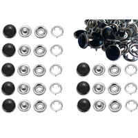 Perle Prong Snap Bouton Fashional 4 Pièces Prong Snap Boutons Vêtements Perle Snap Bouton Bijoux