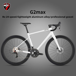 Twitter G2max Alüminyum Kadrolu Gravel Bisiklet Yol Bisikleti RS 24 Vitesli Grup Seti Hidrolik Disk Frenler Profesyonel Gravel Bisiklet Karbon - Product Image 1