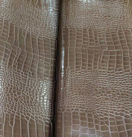Cuir PU effet peau de crocodile miroir extensible imperméable de 1,2 mm pour chaussures de femme, canapé, textile de maison, sacs
