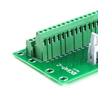 Módulo de Interfaz para Montaje en Riel DIN IDC-64, Adaptador de Placa de Conexión con Conector Macho IDC64P-C para Rieles DIN35 (C45)
