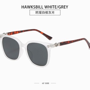 Gafas de sol cuadradas con montura completa, color negro, gris, UV400, protección solar retro para mujer, para adultos - Product Image 4