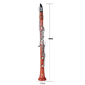 Vente directe usine chinoise : <span class=keywords><strong>Clarinette</strong></span> professionnelle BB 17 clés en bois de rose, en nickel argenté, pour instruments à vent, en promotion - Product Image 2