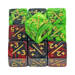 12 pièces jeton dés compteurs marbre Cube D6 dés pour <span class=keywords><strong>fidélité</strong></span> CCG MTG créature Stats <span class=keywords><strong>carte</strong></span> accessoires <span class=keywords><strong>de</strong></span> jeu - Product Image 4