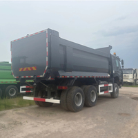 Camion benne SINOTRUK HOWO 6x4 371HP 10 roues 20-30 tonnes, camion benne lourd d'occasion pour l'exploitation minière et la construction