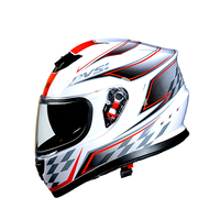 Casque de moto antichoc, résistant à la chaleur et anti-buée, casque de sécurité pour moto coupe-vent et entièrement couvrant