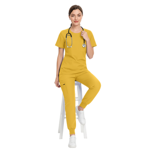 Conjunto de Uniforme Médico Tipo Jogger Unisex, Tela Tejida de 170 g/m², Transpirable, Uniforme de Hospital, Colores Personalizados con Logotipo OEM, Talla XL 46002 - Product Image 1