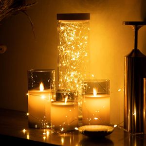 Cổ Tích chuỗi đèn Pin hoạt động đầy sao LED Đèn không thấm nước Micro dây đồng ánh sáng kỳ nghỉ giáng sinh trang trí - Product Image 5