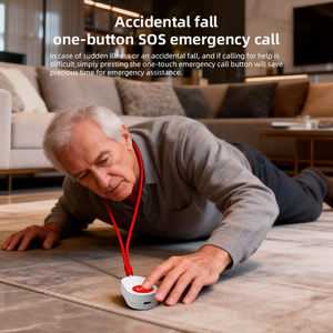 Sistema de Llamada de <span class=keywords><strong>Emergencia</strong></span> SOS WiFi/Zigbee de <span class=keywords><strong>Precio</strong></span> de Fábrica PGST, Indicador de Batería Baja con <span class=keywords><strong>Botón</strong></span> de Prueba, <span class=keywords><strong>Botón</strong></span> SOS para Alarma Personal - Product Image 3