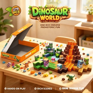 Juego de Construcción Magnético de Dinosaurios, 279 Piezas, Edición Deluxe, Kit de Construcción Masivo para Juego Creativo - Product Image 6