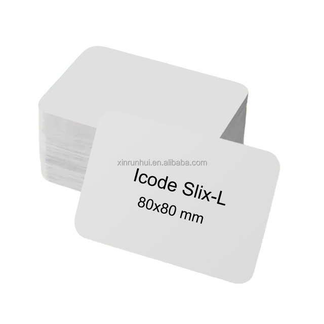 13.56MHz SLIXL 32 Bytes UID E00403 RFID Tag Label Plastic Tamper Poof Gift Hotel Membership Loyalty PVC Nfc Access Control Card