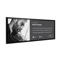 Écran LCD de type barre, 29,2 pouces, écran étiré pour affichage numérique et publicité