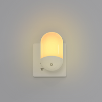 Lampe Led automatique pour toilettes, chambre à coucher, capteur mural, lumière de nuit, économie d'énergie, Smart Huggable, maison, PC 50 blanc