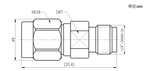3.5/2.92-जेकिग्रा आरएफ समाक्षीय एडेप्टर - Product Image 5