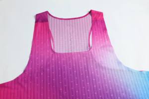 Custom Ultra-Light 3d Air Grid Brand Fabric <b>Mens</b> Full Sublimation Running <b>Singlet</b> Elastic Breathable Dry Fit Tank Top - Product Image 4