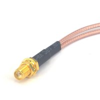 Câble d'extension d'antenne haute fréquence RG58, gain 8dBi, câble de communication souple RG405 avec connecteur mâle vers femelle