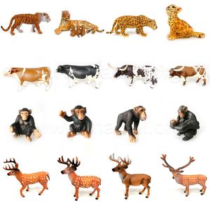 Toptan özel katı PVC köpek hayvanlar oyuncaklar koleksiyonu gerçekçi karasal fil kedi heykelcik plastik malzeme - Product Image 1