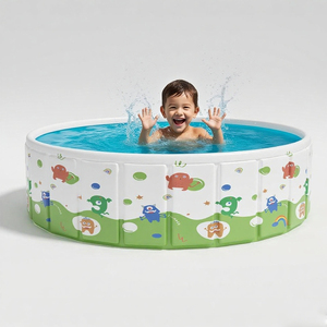 Piscine Pliable en PVC pour Enfants, Utilisation Familiale Extérieure, Portable, Durable, Résistante aux UV, Épaisseur 30mm – Vente Directe Usine - Product Image 4
