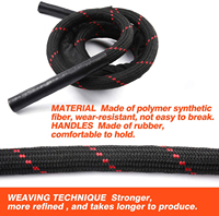 LADYGLOW-Corde à Sauter pour Entraînement de Boxe, Corde à Sauter, 3LB, Fitness Lourd, pour Adultes