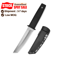 Couteau de poche en acier inoxydable personnalisable OEM pour la chasse et la survie, avec étui