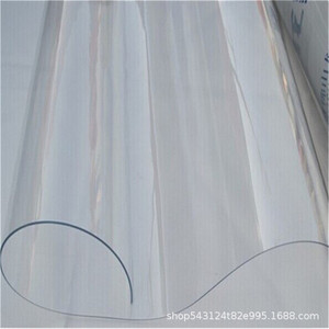 Feuille de verre souple en PVC Longsu, épaisseur personnalisée, transparente et flexible, pour nappes de table et rideaux de porte - Product Image 2
