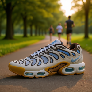 Zapatillas de Running Nike Air Max Plus para Hombre, Phantom Light Armory Blue, Parte Superior de Malla, Suela de Goma, Entresuela de EVA, Primavera 2024, Auténticas, Deportivas - Product Image 2