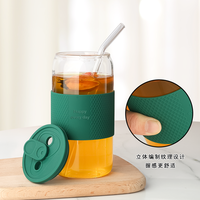Accessoires de manchon de tasse en silicone antidérapant, réutilisable, multifonctionnel, de qualité alimentaire, certifié CE, écologique, 11,5 cm x 4,5 cm, vente en gros
