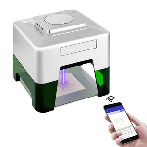 Guter Preis Automatische schnelle kleine Stempel Kreditkarte tragbare Laser gravur maschine
