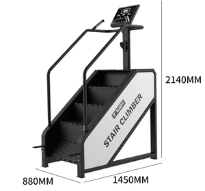 有酸素運動トレーニングジム機器 登山トレーニング プレミアムジムステアクライマーマシン - Product Image 2
