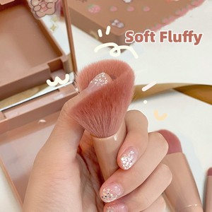 Juego de 5 Brochas de Maquillaje Portátiles con Espejo, Brocha para Polvos Sueltos de Pelo Suave, Herramienta de Maquillaje de Viaje para el Rostro, Herramienta de Belleza para E - Product Image 6