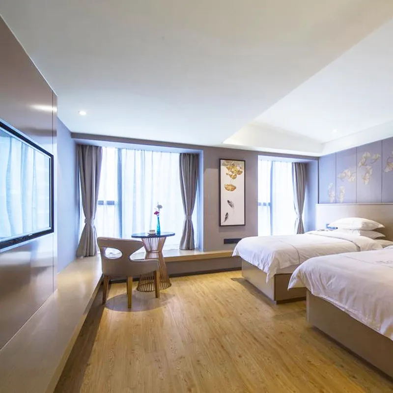 Гостиничный апарт-номер, современный набор для спальни с кроватью размера «King-Size», 5-звездочная роскошная деревянная гостиничная мебель