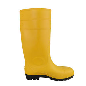 Bottes <span class=keywords><strong>de</strong></span> travail unisexes en caoutchouc, légères, durables, en PVC, anti-chocs, imperméables, antidérapantes, hautes, pour la <span class=keywords><strong>pluie</strong></span>, vente directe d'usine OEM - Product Image 4