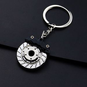 Porte-clés en métal en forme de disque de frein et étrier de frein, accessoire de modification automobile, pendentif, boucle de clé de voiture, cadeaux - Product Image 4