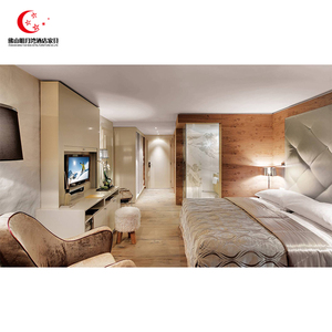 OEM personalizado cama tamaño king protagonizó hotel moderno muebles de la sala de suministros - Product Image 3