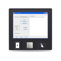 Panel PC con Pantalla Táctil Capacitiva IPS de 15 Pulgadas, CPU I7, Sistema Operativo Linux, para Uso en Trenes, Cajeros Automáticos y Quioscos