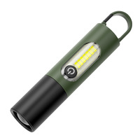 Lampe torche LED ABS transfrontalière pour l'Asie du Sud-Est, lumière puissante, rechargeable, longue portée, portable, multifonctionnelle pour le camping