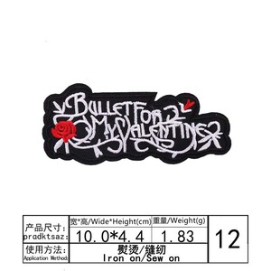 库存鲍勃·马利补丁铁刺绣预科生风格帆布补丁帽服装 - Product Image 5