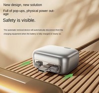 Chargeur USB-C 140W à éjection automatique, protection contre la surcharge, matériau ignifuge pour PC, universel pour téléphone portable